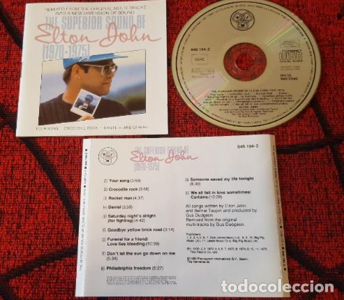 CDs de m&uacute;sica: ELTON JOHN ** The Superior Sound Of (1970-1975) ** CD 1990