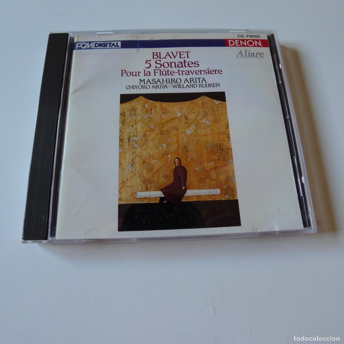 CDs de m&uacute;sica: Blavet, Masahiro Arita, Chiyoko Arita, Wieland Kuijken &ndash; 5 Sonates Pour La Fl&ucirc;te-Traversiere CD