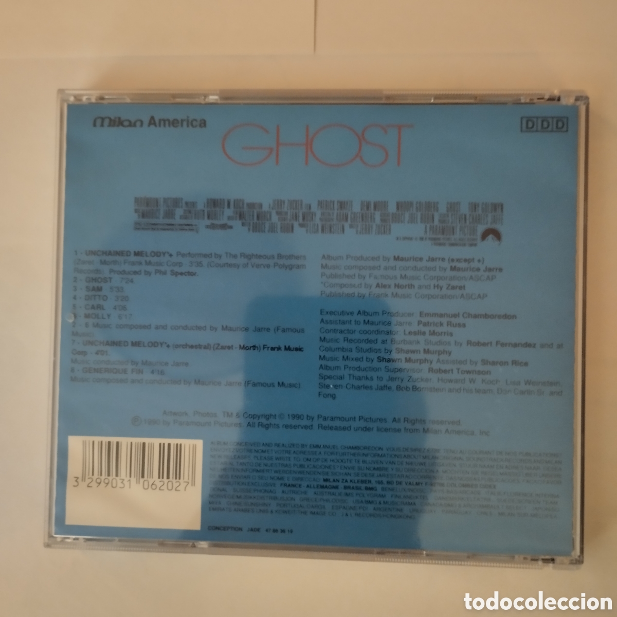 CDs de m&uacute;sica: CD BSO Ghost - Maurice Jarre. - Foto 2