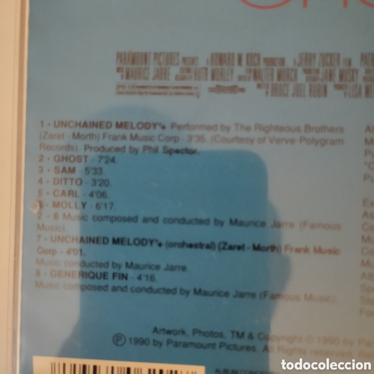 CDs de m&uacute;sica: CD BSO Ghost - Maurice Jarre. - Foto 3