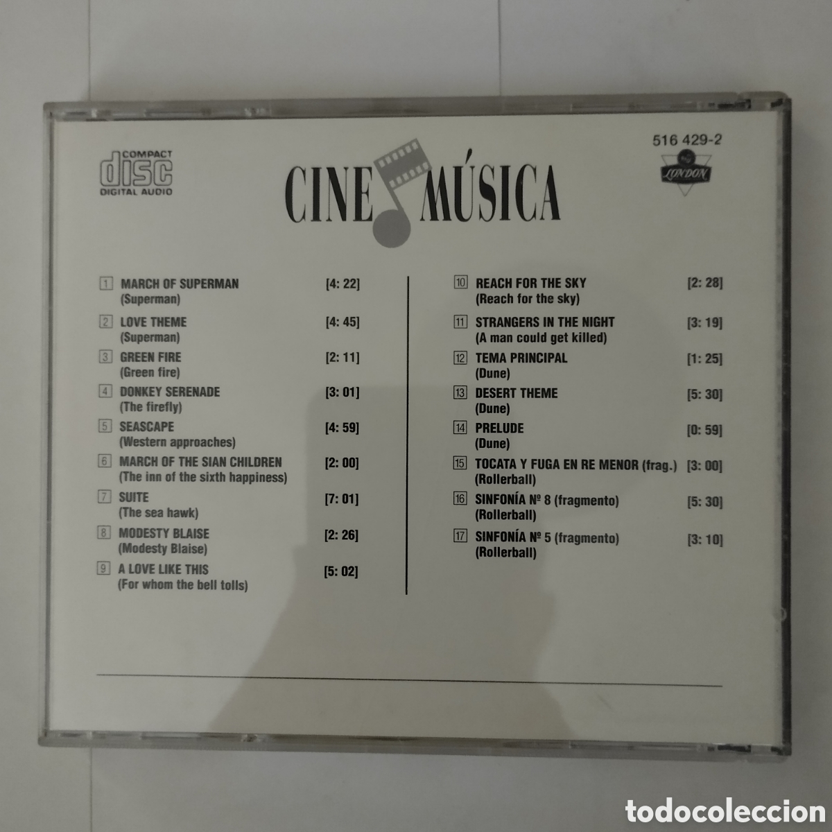 CDs de m&uacute;sica: CD BSO La musica de aventuras. - Foto 2