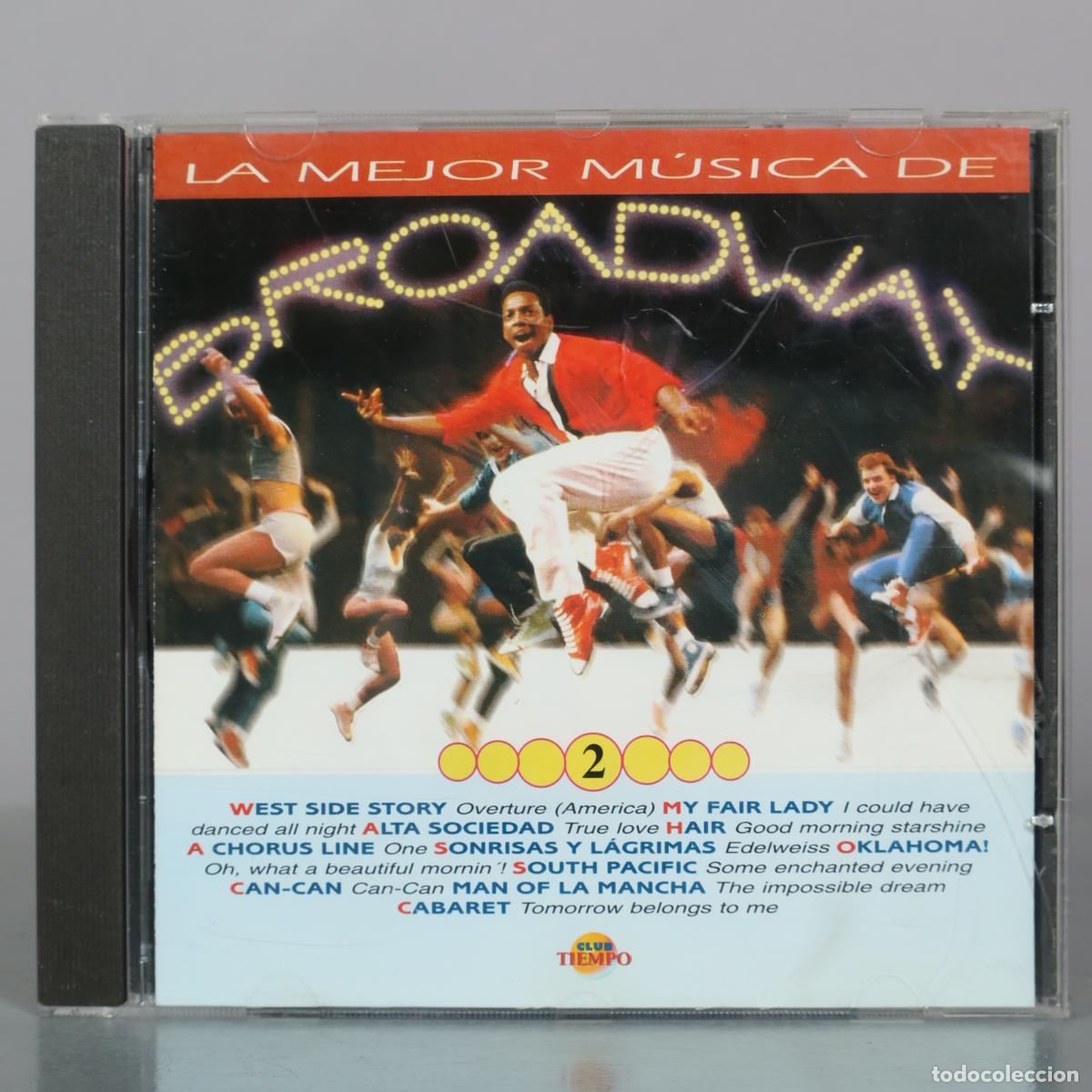 CDs de m&uacute;sica: CD. La Mejor M&uacute;sica de Broadway 2 - Club Tiempo