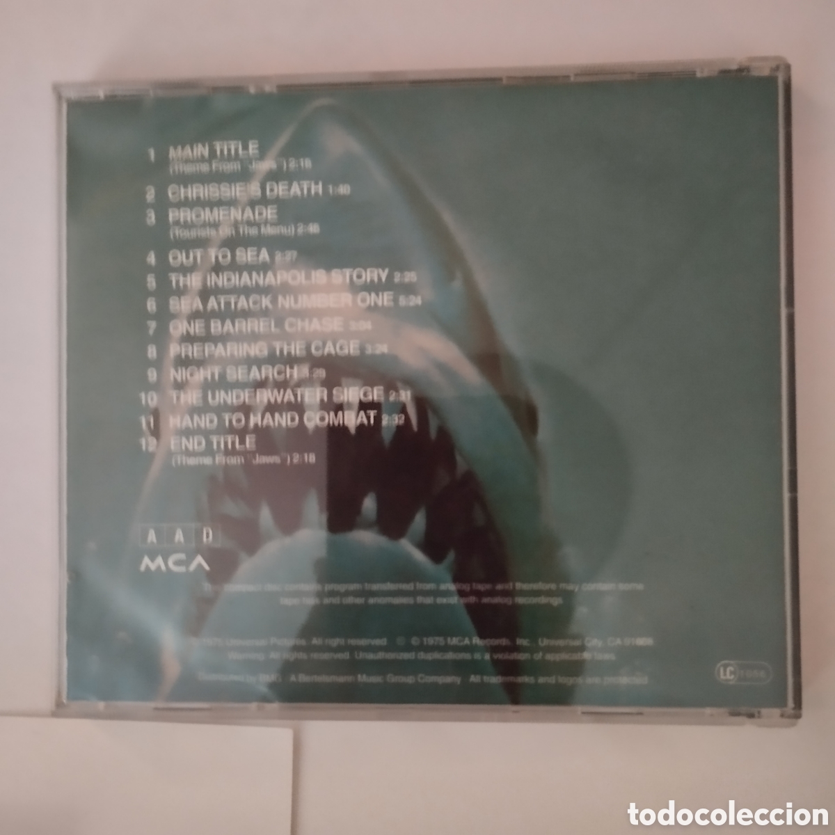 CDs de m&uacute;sica: CD BSO Tiburon - John Williams. - Foto 2