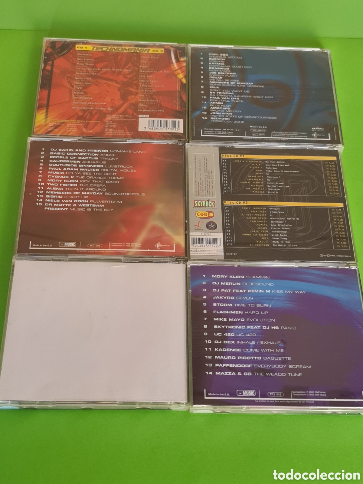 CDs de m&uacute;sica: Lote de 6 CDs M&uacute;sica Techno . - Foto 3