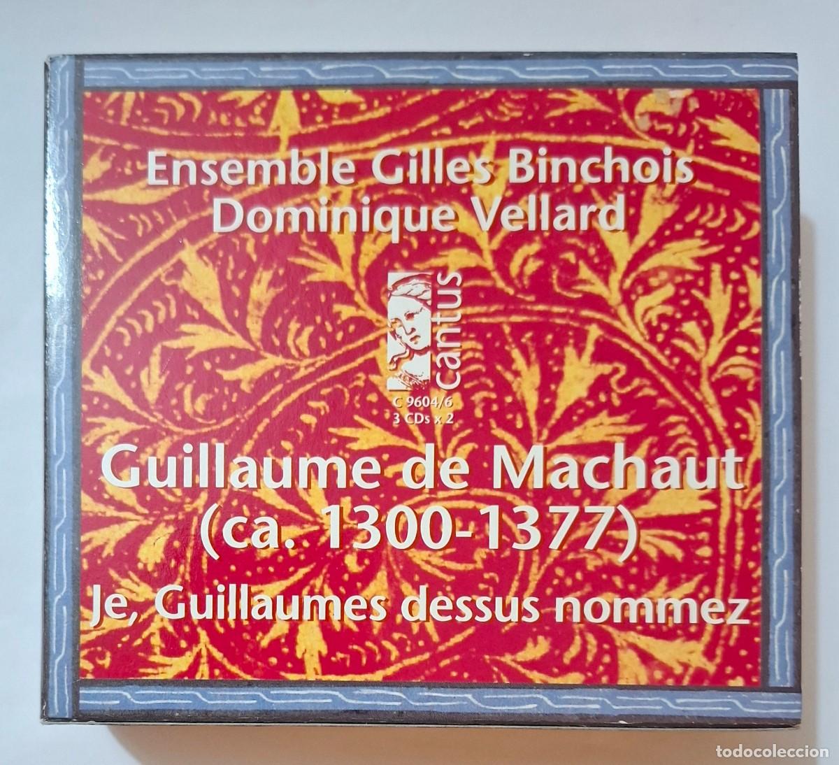 CDs de m&uacute;sica: GUILLAUME DE MACHAUT (COFRE 3 CD AUDIO, CANTUS RECORDS)
