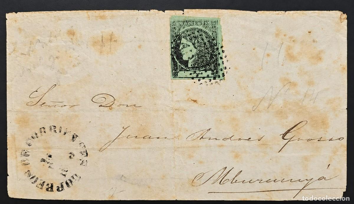 CDs de m&uacute;sica: MI) 1862 ARGENTINA,LETTER ADDRESSED TO MBURUCUYA, BEARING THE CERES EFFIGY,LIKELY THE 2 CENT STAMP O