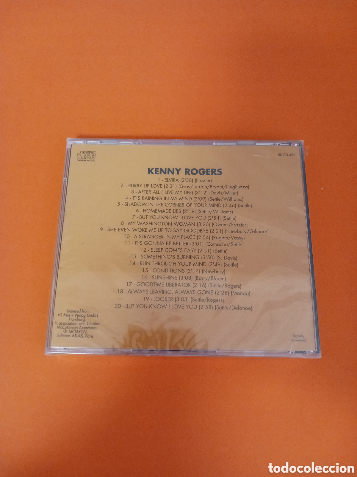 CDs de m&uacute;sica: KENNY ROGERS. CD. Nuevo y precintado - Foto 3