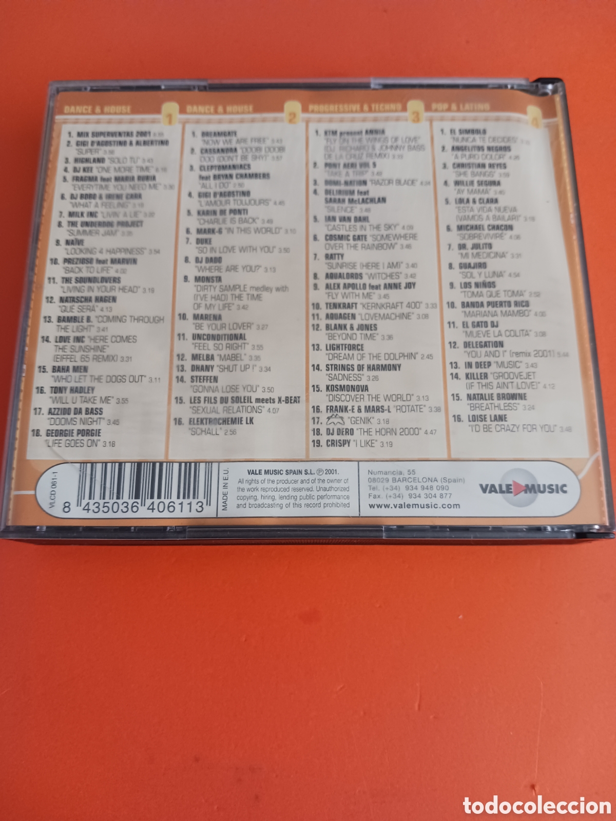 CDs de m&uacute;sica: 4 CDs SUPERVENTAS 2001. - Foto 6