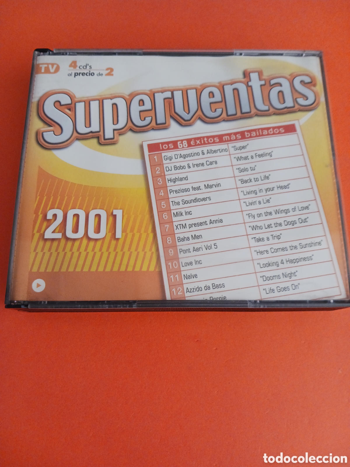 CDs de m&uacute;sica: 4 CDs SUPERVENTAS 2001. - Foto 1