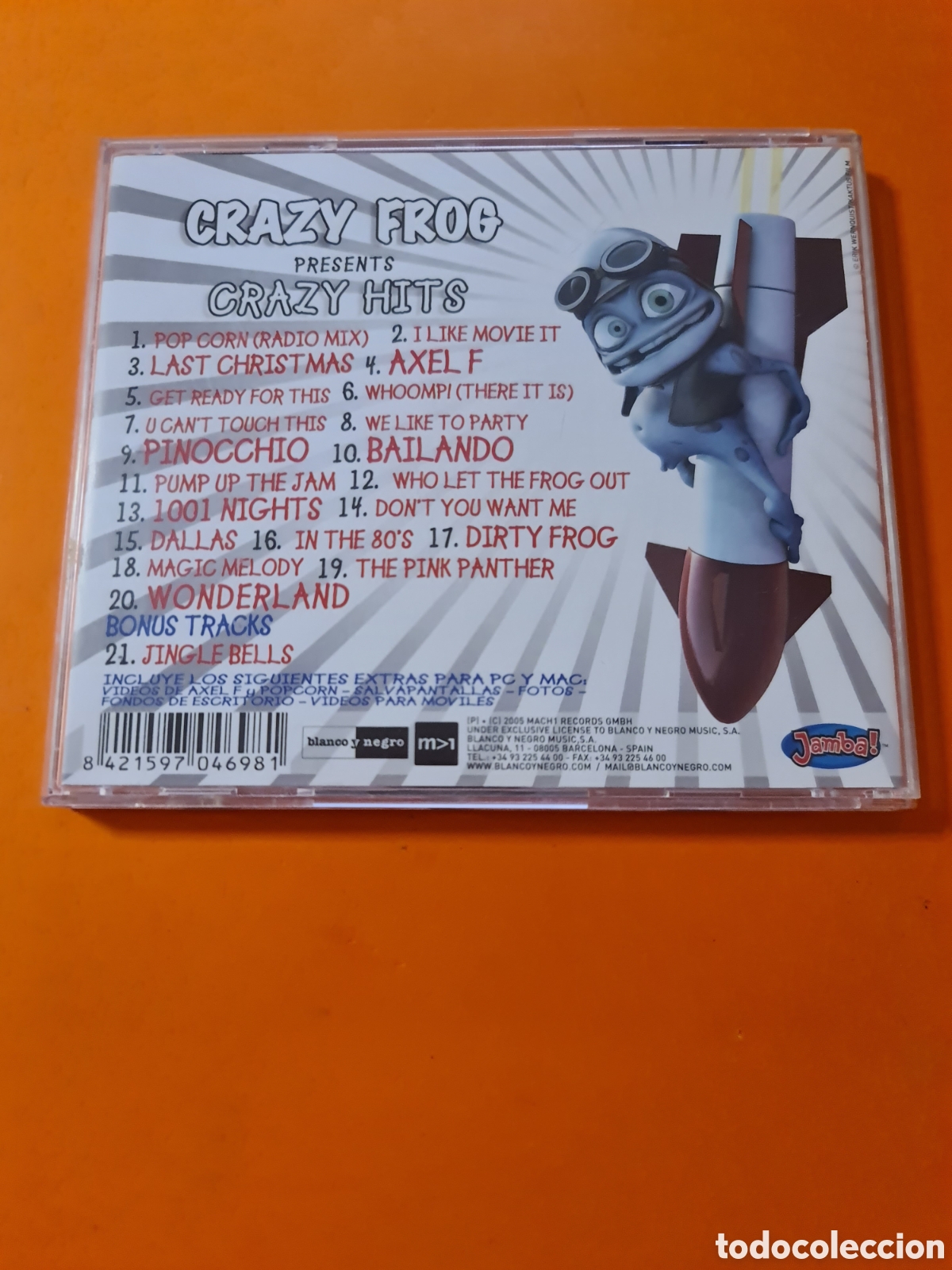 CDs de m&uacute;sica: CD, CRAZY FROG. Muy bueno - Foto 5