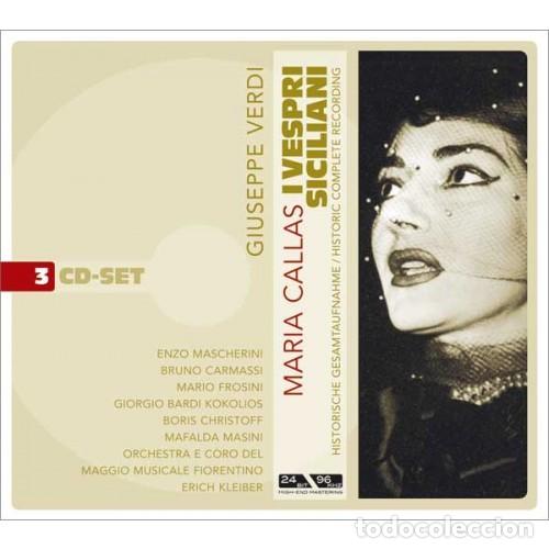 CDs de m&uacute;sica: Giuseppe Verdi / Maria Callas &ndash; I Vespri Siciliani (Documents) - Reedici&oacute;n 3 CD - Nuevo y precintado