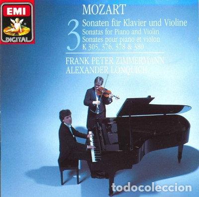CDs de m&uacute;sica: Mozart: Violin Sonatas- 0077775404128
