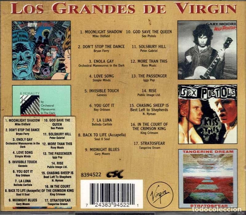 CDs de m&uacute;sica: Varios - Los Grandes de Virgin. CD - Foto 2