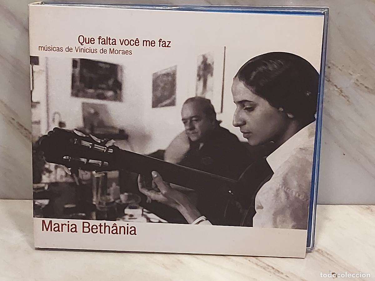 CDs de m&uacute;sica: MARIA BETH&Acirc;NIA | QUE FALTA VOC&Ecirc; ME FAZ | CD DIGIPACK DE LUJO | VINICIUS DE MORAES