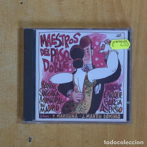 CDs de m&uacute;sica: BANDA SINFONICA MUNICIPAL DE MADRID - MAESTROS DEL PASODOBLE - CD