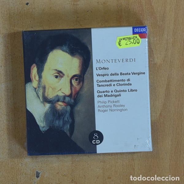 CDs de m&uacute;sica: MONTEVERDI - LORFEO VESPRO DELLA BEATA VERGINE - 8 CD