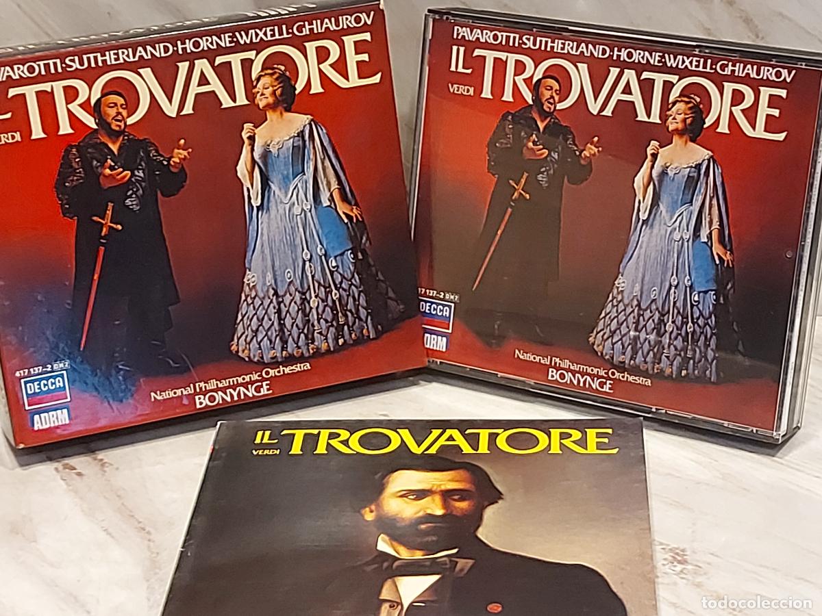CDs de m&uacute;sica: IL TROVATORE (VERDI) | PAVAROTTI &middot; SUTHERLAND &middot; HORNE | 2 CD DECCA + LIBRETO