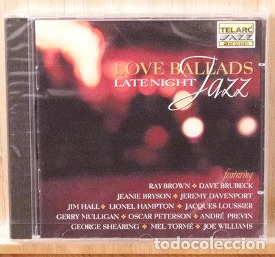 CDs de m&uacute;sica: Love Ballads: Late Night Jazz- 0089408347122