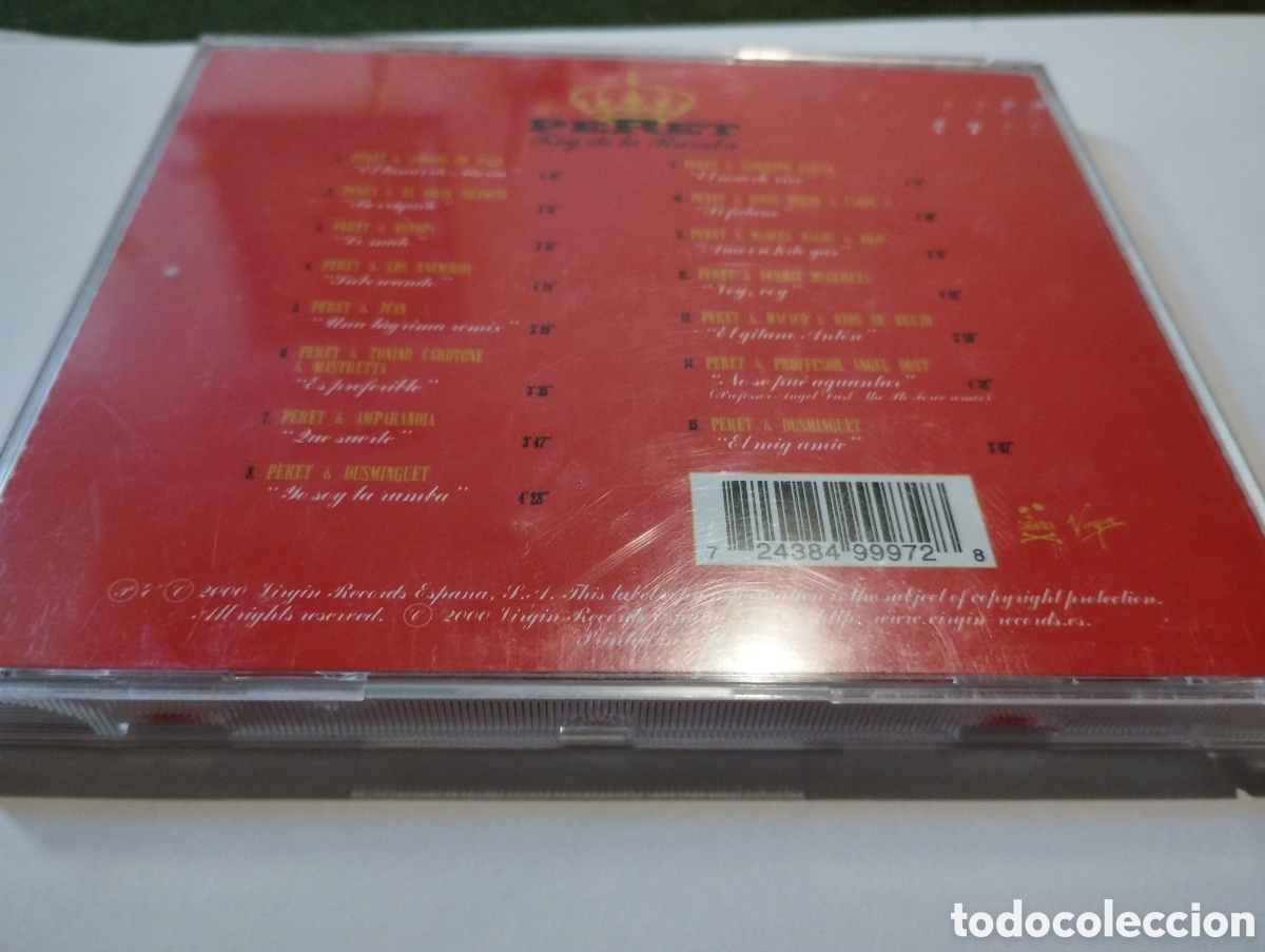 CDs de m&uacute;sica: CD con aut&oacute;grafo Peret Rey de la Rumba - Foto 4