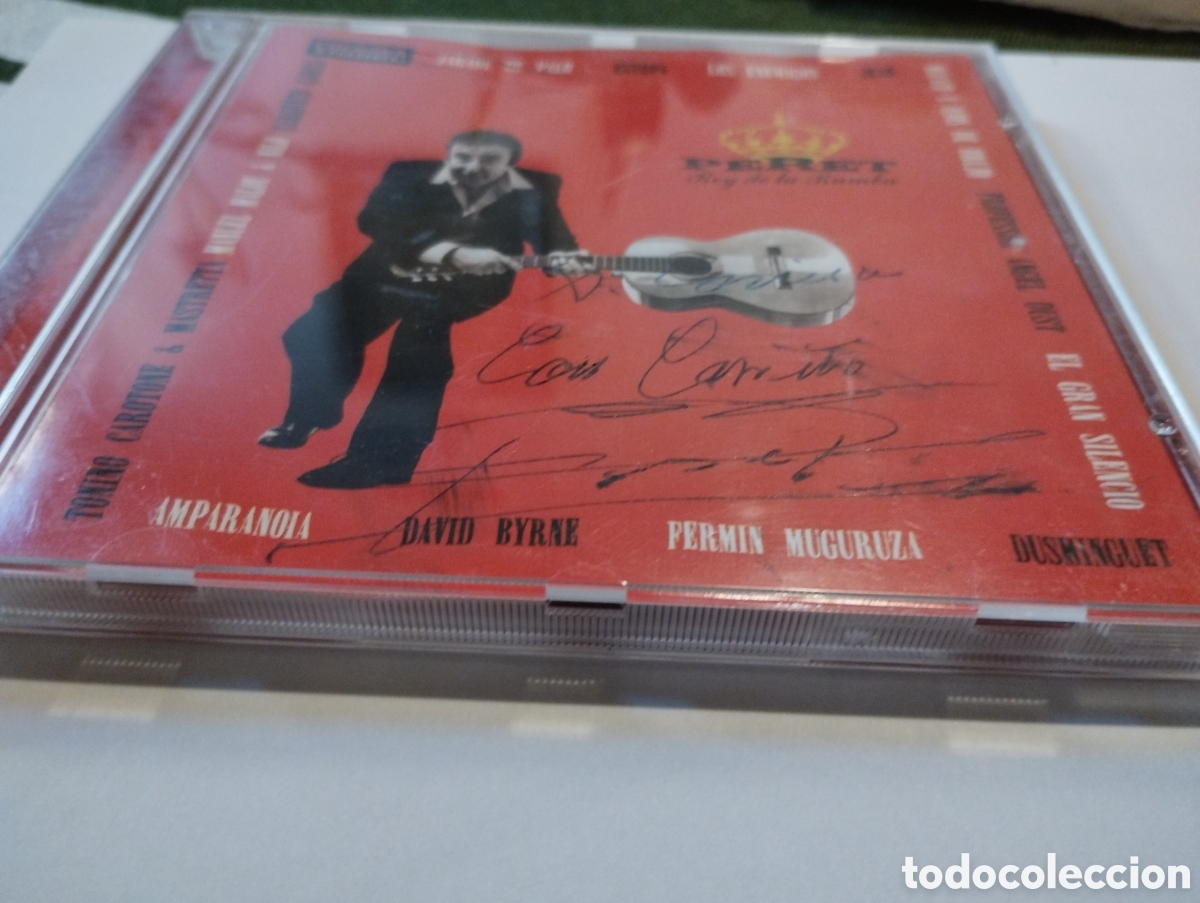 CDs de m&uacute;sica: CD con aut&oacute;grafo Peret Rey de la Rumba - Foto 1