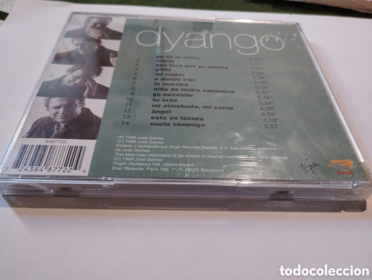 CDs de m&uacute;sica: CD con aut&oacute;grafo de Dyango Vuela con migo - Foto 4