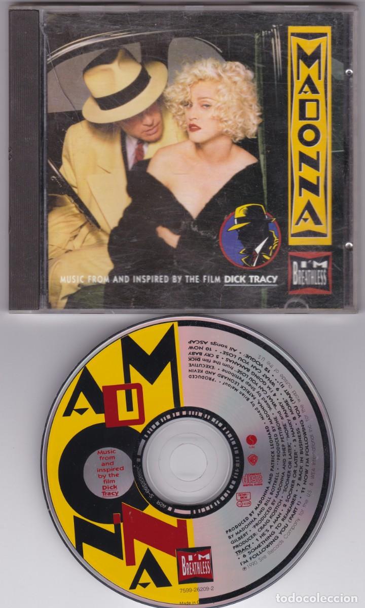 Music CDs: Cd m&uacute;sica. Madonna - I&acute;m Breathless. Film Dick Tracy. Cd Pop.