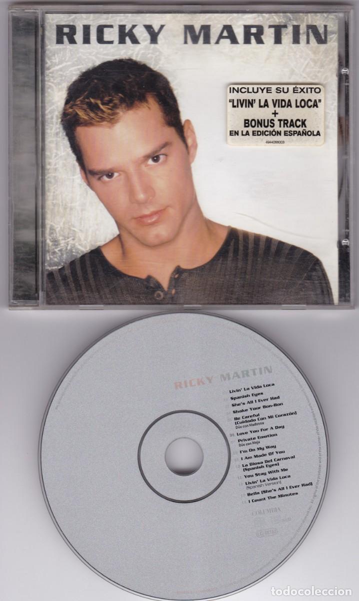 Music CDs: Cd m&uacute;sica. Ricky Martin. &rdquo;Livin&rdquo; la vida loca + Bonus Track Edici&oacute;n Espa&ntilde;ola. Cd Pop