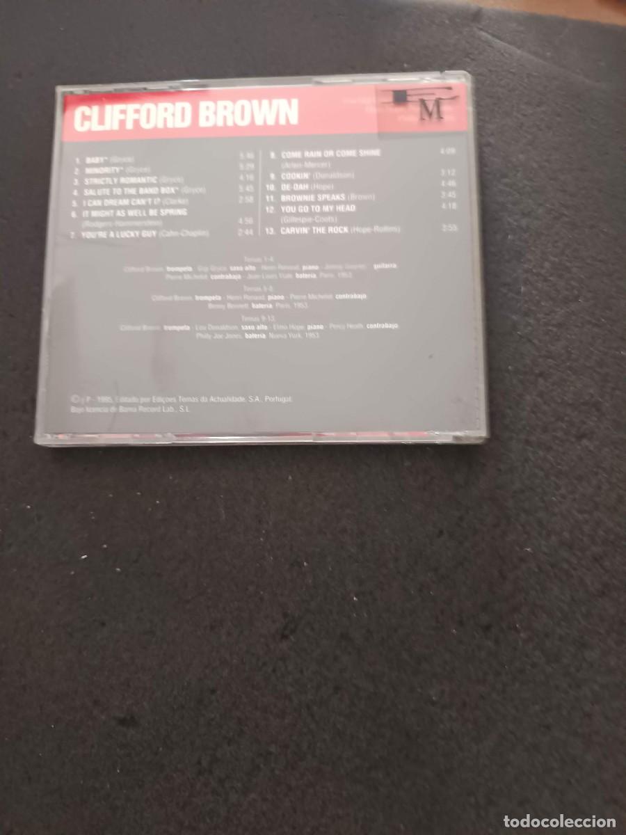CDs de m&uacute;sica: CLIFFORD BROWN . JAZZ & BLUES. - Foto 2