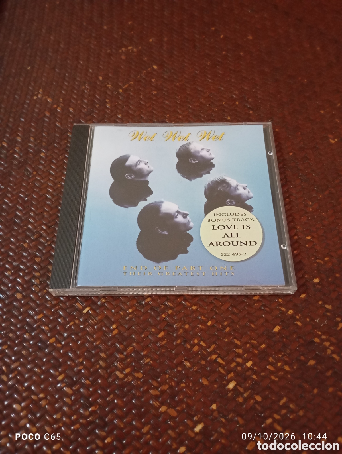 CDs de m&uacute;sica: Wet wet wet LOVE IS all around