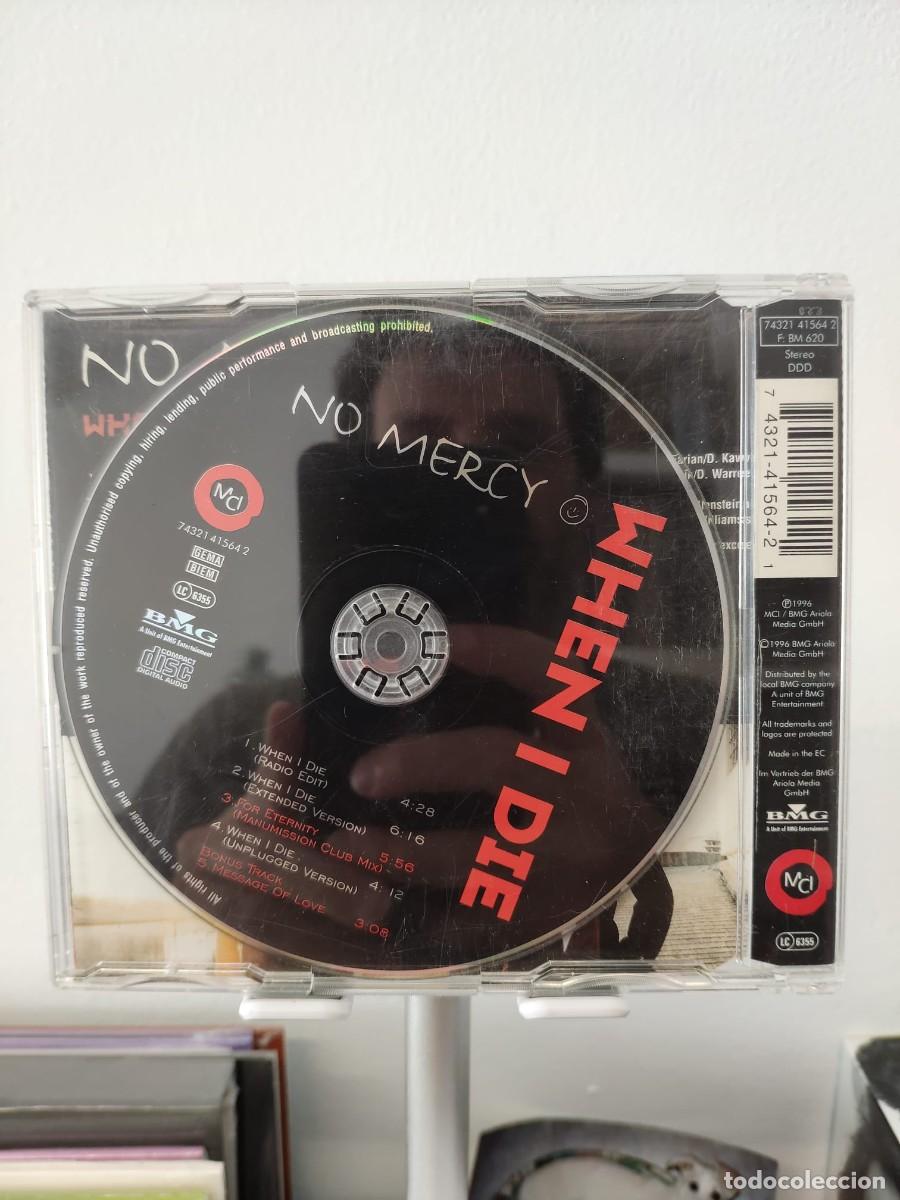 CDs de m&uacute;sica: No Mercy - When I Die (CD Maxi Single) - Foto 2