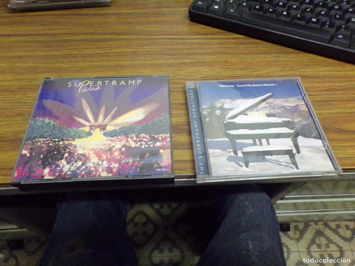 CDs de m&uacute;sica: cd supertramp paris doble con librito y even
