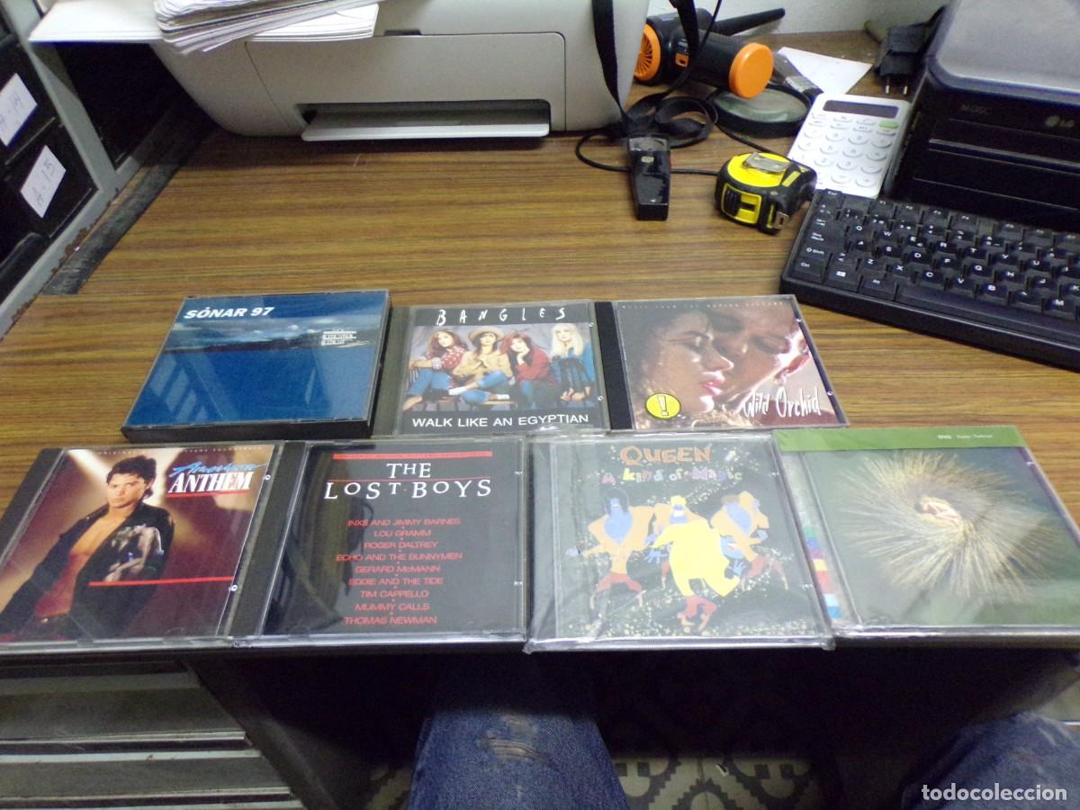 CDs de m&uacute;sica: 7 cd uno doble sonar bangles orchid anthem lost boys quuen peter gabriel