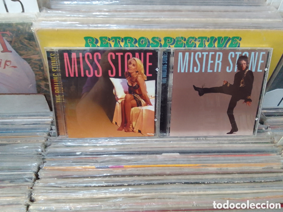 CDs de m&uacute;sica: Rolling stones,miss and mister stone