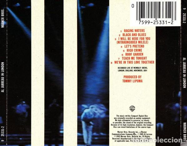 CDs de m&uacute;sica: Al Jarreau - In London - Foto 2