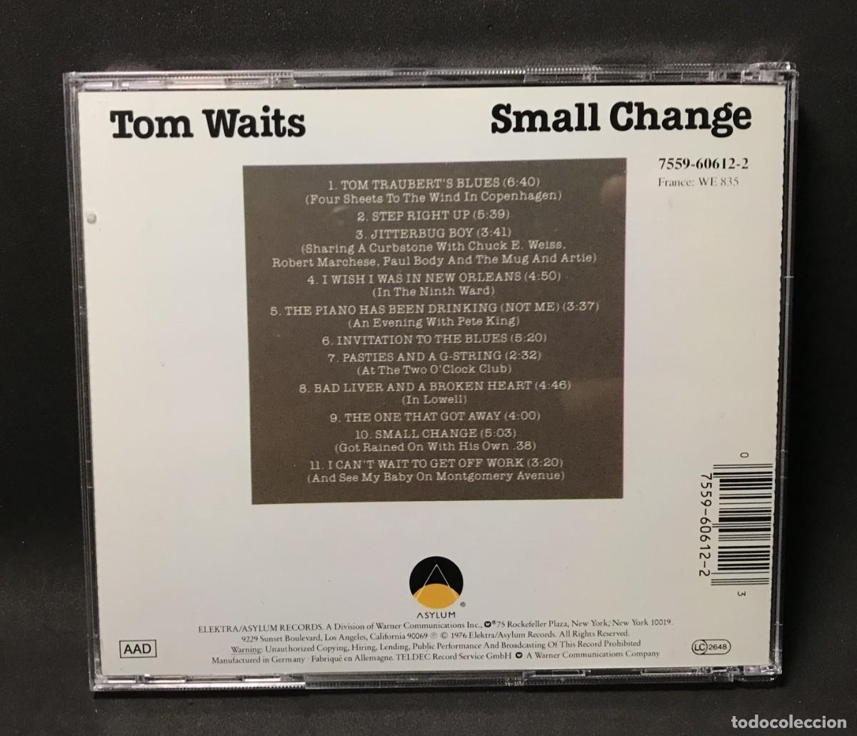 CDs de m&uacute;sica: Tom Waits - Small Change - CD - Asylum Records - Foto 2