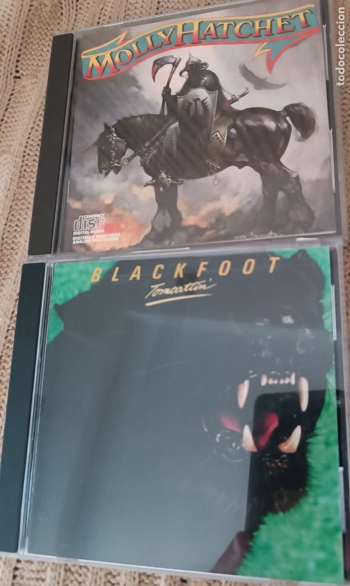 CDs de m&uacute;sica: LOTE LITTLE FEAT, MOLLY HATCHET, BLACKFOOT, LONE JUSTICE