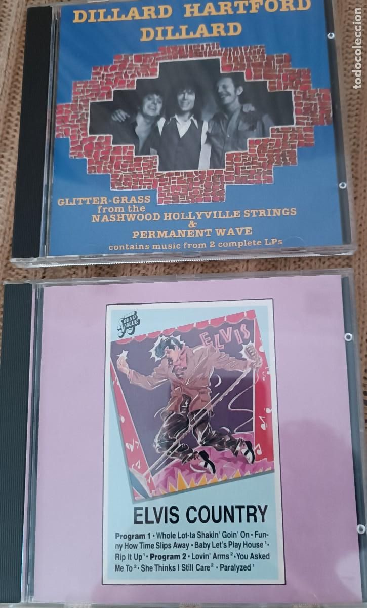 CDs de m&uacute;sica: LOTE ELVIS COUNTRY, DILLARD HARTFORD DILLARD - CD