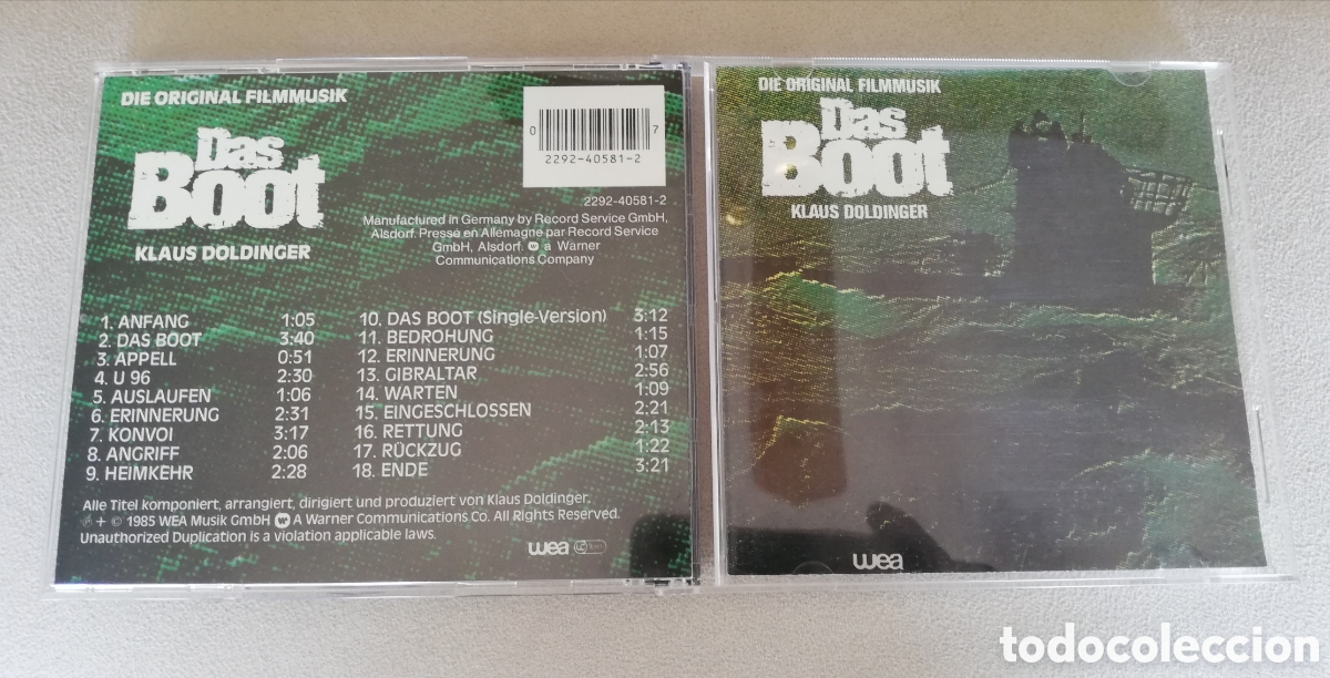 CDs de m&uacute;sica: Das Boot BSO Klaus Doldinger - Foto 3
