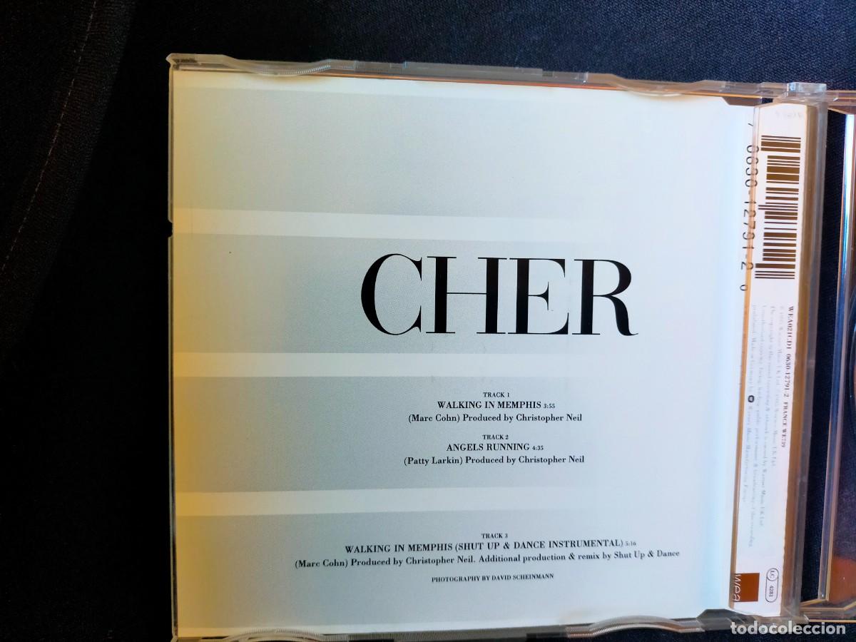 CDs de m&uacute;sica: CHER. WALKING IN MEMPHIS. 1995. SINGLE. WEA. 3 TEMAS. - Foto 3