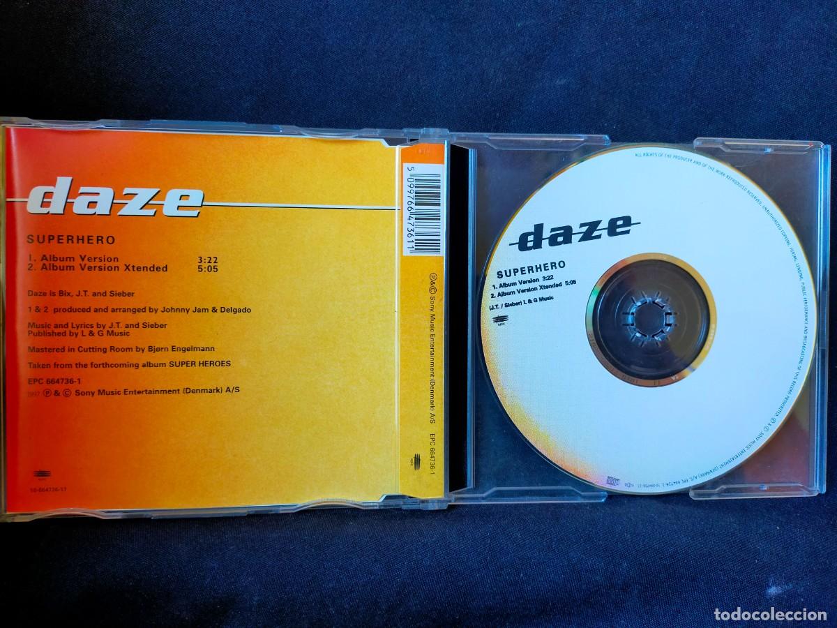 CDs de m&uacute;sica: DAZE. SUPERHERO. SINGLE. 2 TEMAS. - Foto 2