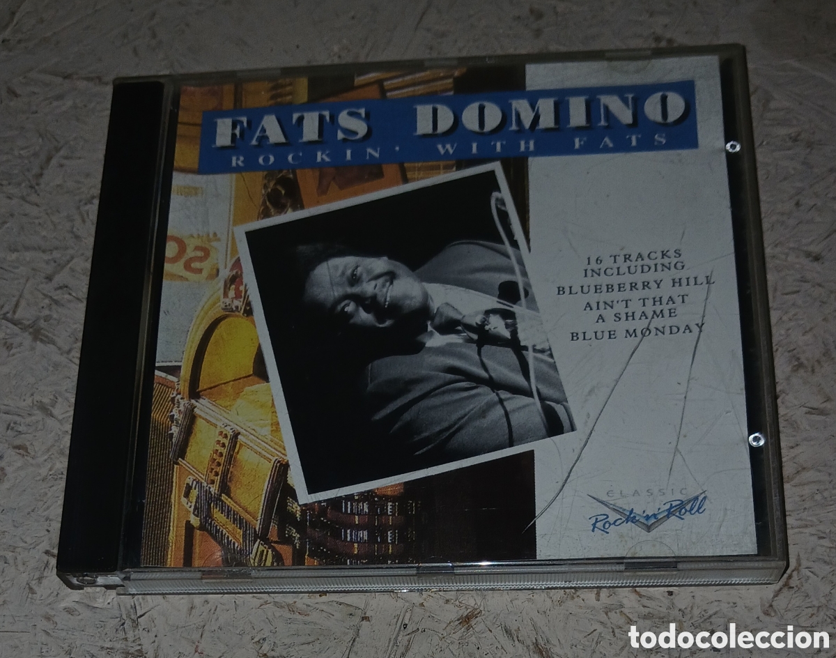CDs de m&uacute;sica: CD Fats Domino &rdquo;Rockin' With Fats&rdquo; - Charly Records 1992 (Classic Rock 'n' Roll)
