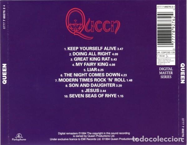CDs de m&uacute;sica: Queen &rdquo;Queen&rdquo;, CD europeo - Foto 2