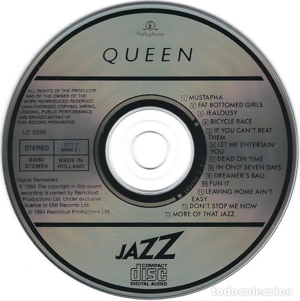CDs de m&uacute;sica: Queen &rdquo;Jazz&rdquo;, CD europeo - Foto 2