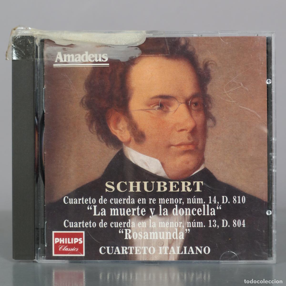 CDs de m&uacute;sica: CD. Cuarteto de cuerda en re menor, n&uacute;m. 14, D. 810 La muerte y la doncella - Cuarteto de cuerda en