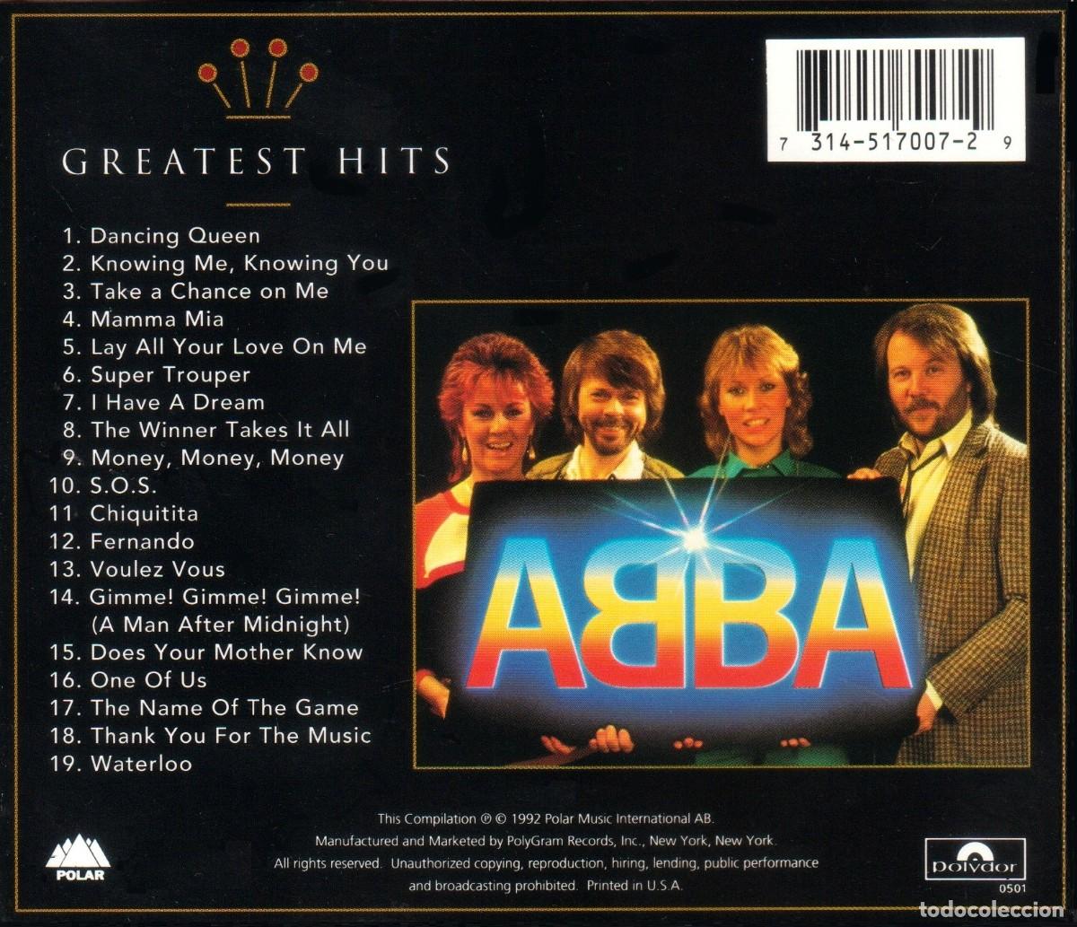 CDs de m&uacute;sica: ABBA. GOLD. RECOPILATORIO. CD. - Foto 2