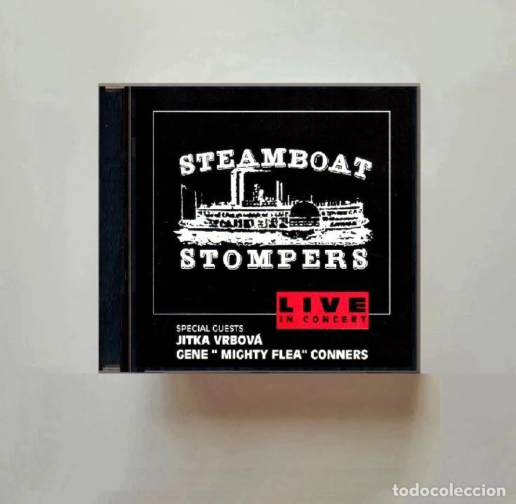 CDs de m&uacute;sica: STEAMBOAT STOMPERS. LIVE. CONCIERTO 1993. JITKA VRBOVA. GENE CONNERS. DIXILAND. JAZZ. CD.