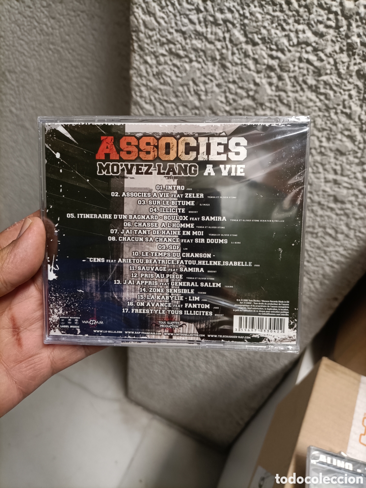 CDs de m&uacute;sica: CD,Mo vez Lang,Rap Franc&eacute;s ,, NUEVO Y PRECINTADO - Foto 2