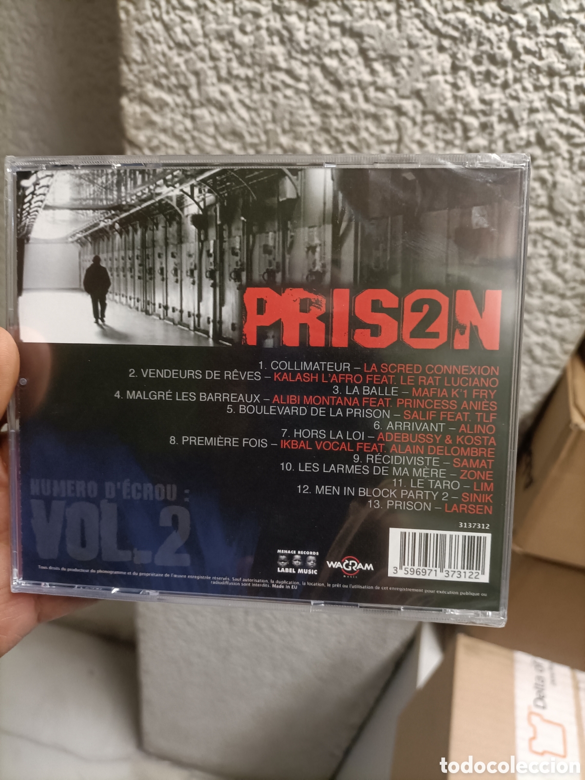 CDs de m&uacute;sica: CD,Prisi&oacute;n 2,Rap Franc&eacute;s, NUEVO Y PRECINTADO - Foto 2