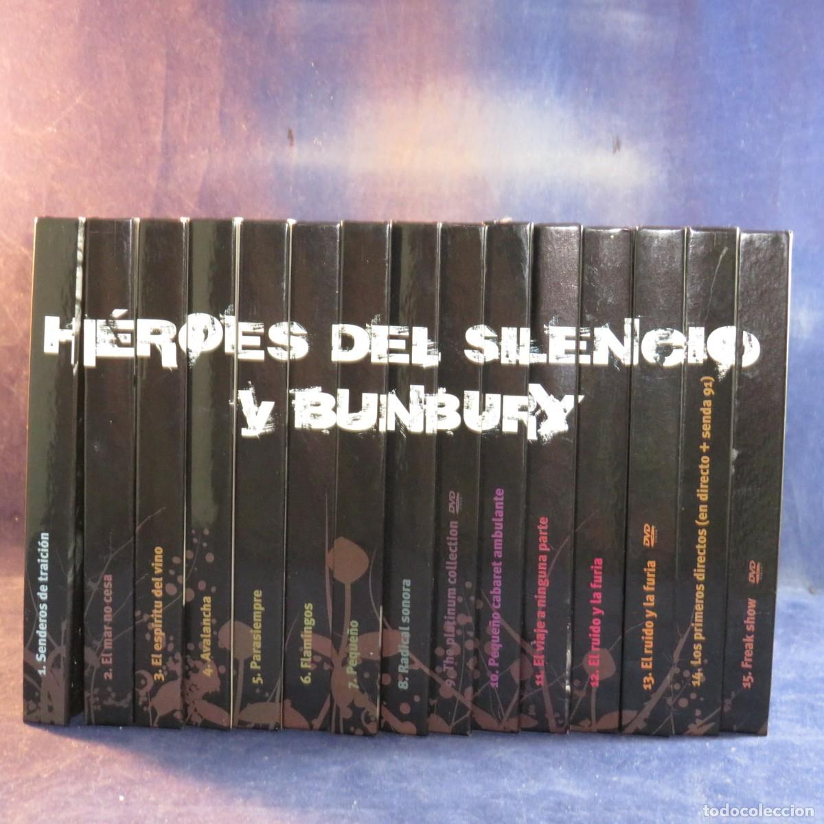 CDs de m&uacute;sica: H&Eacute;ROES DEL SILENCIO, BUNBURY - COLECCI&Oacute;N COMPLETA EL PA&Iacute;S - 12 CD + 3 DVD + LIBROS