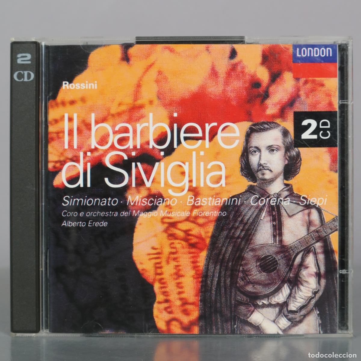 CDs de m&uacute;sica: CD. Il barbiere di Siviglia - Rossini - Simionato, Misciano, Bastianini, Corena, Siepi, Coro e
